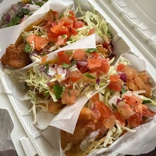 #12. 3 Fish Tacos & Soda Can